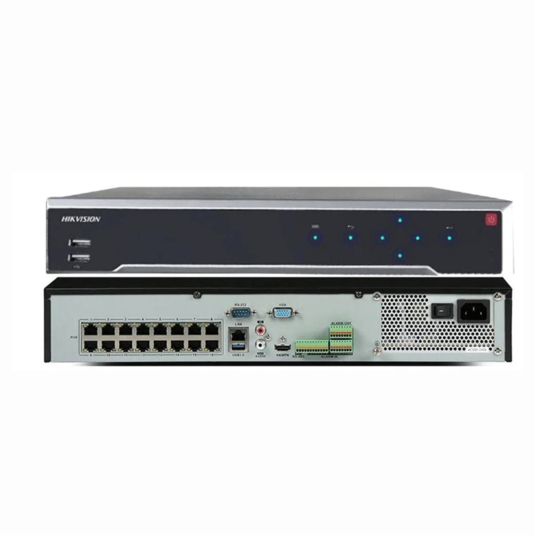 NVR Hikvision Ultra HD 32 Canais IP 16 portas PoE DS-7732NI-K4/16P